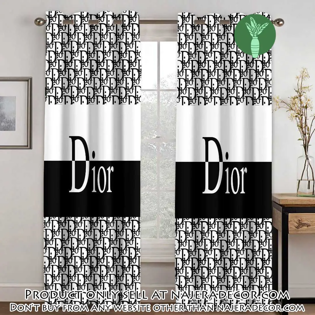Dior premium window curtains hot  set wc098 njr3142694